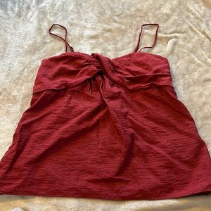 Banana republic red tank top